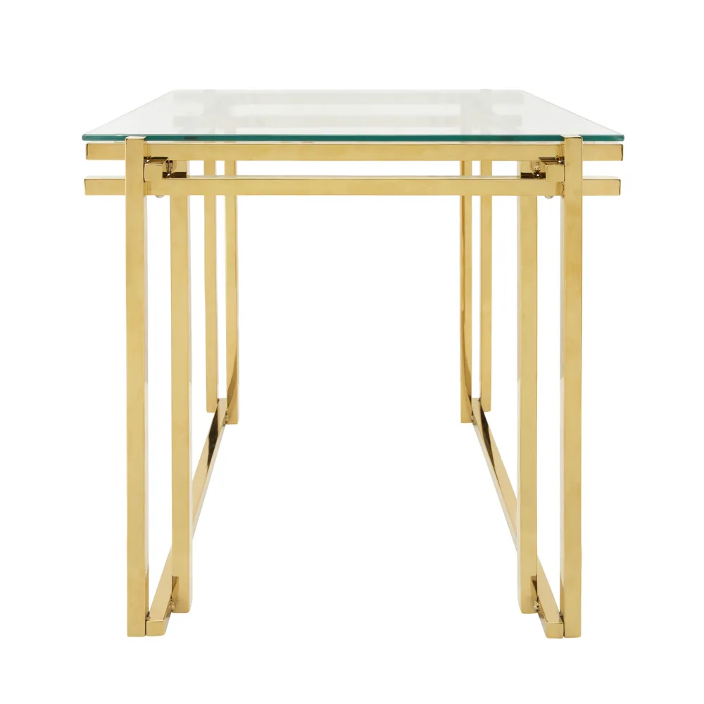 HEMMINGBURN GOLD TABLE 24 (IN)