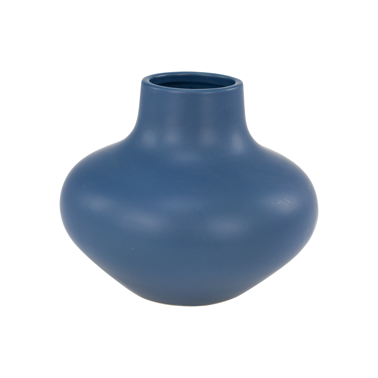 Cobalt Short Vase -SB 7