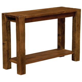 Barnwood Post Sofa Table