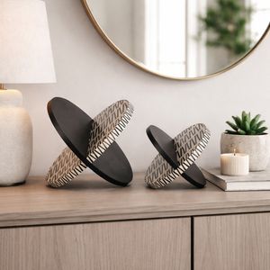 IVYGATE SET OF 2 BLACK DECOR 10 (IN) 11