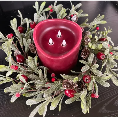 Mistletoe 18in Wreath