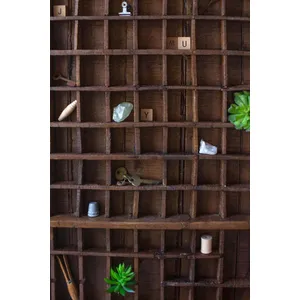 Antique Wooden Printer's Tray 7