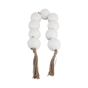 HAWLEYHAVEN WHITE BEAD 4 (IN) 1