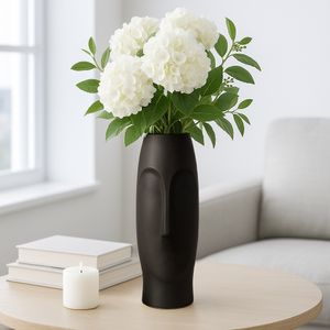NELSONSHAW BLACK VASE 14 (IN) 12