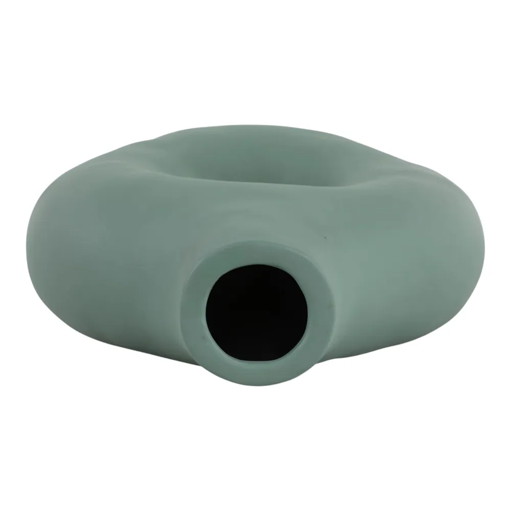 ELROYSHAW GREEN VASE 15 (IN)