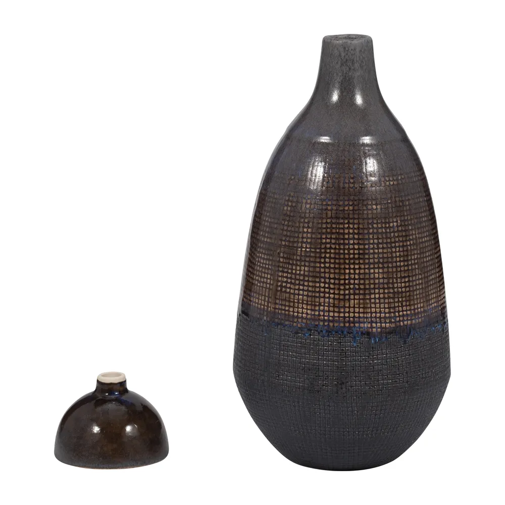 CARLINFIELD BROWN VASE 18 (IN)