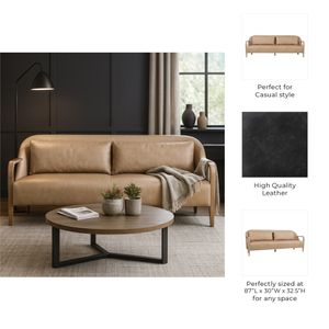 CHAPINRUN TAN SOFA 33 (IN) 8