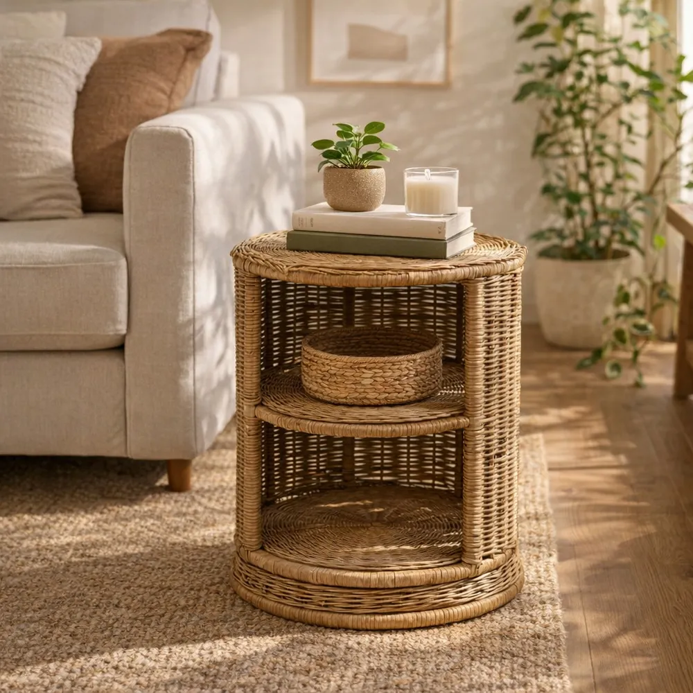 DRAKETON TAN TABLE 20 (IN)