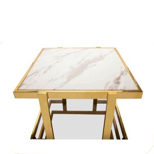 HADFIELD GOLD TABLE 24 (IN) 5