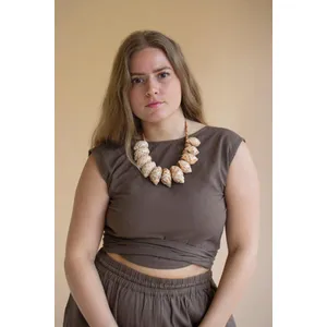 Convertible Wrap Blouse / Oregano 5