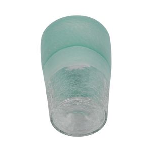 LUTHERLEY BLUE GLASS VASE 9 (IN) 7
