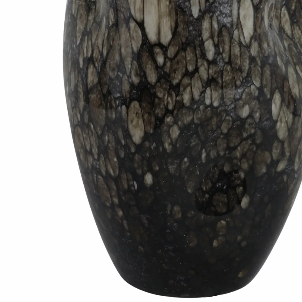 COLEGATE BROWN GLASS VASE 17 (IN)