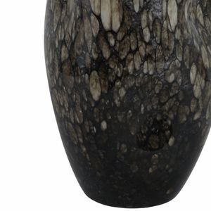 COLEGATE BROWN GLASS VASE 17 (IN) 6