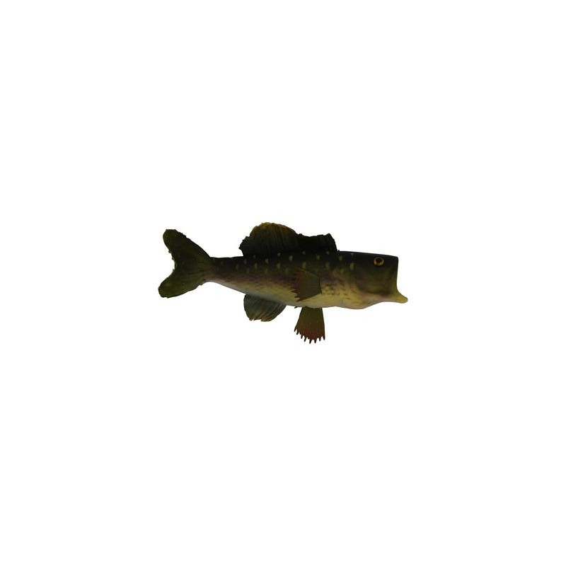 6.5" Small Mouth Bass Fish on Wire Pick