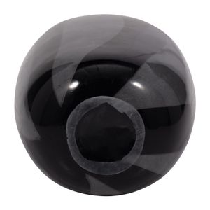 TARYNSHAW BLACK GLASS VASE 10 (IN) 8