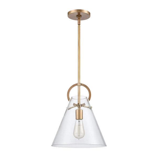 Gabby 11'' Wide 1-Light Mini Pendant - Brass