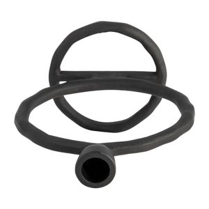 EDMONDMORE BLACK CANDLE HOLDER 8 (IN) 7