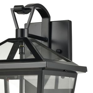 Main Street 16'' High 3-Light Outdoor Sconce - Black 4