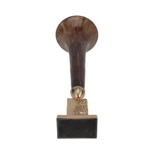 ATLASMILL BRONZE GLASS VASE 31 (IN) 7