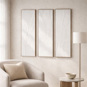 HAMMONDHAM SET OF 3 GOLD ART 2 (IN) 2