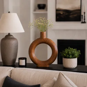 DRAPERWELL BROWN VASE 14 (IN) 2