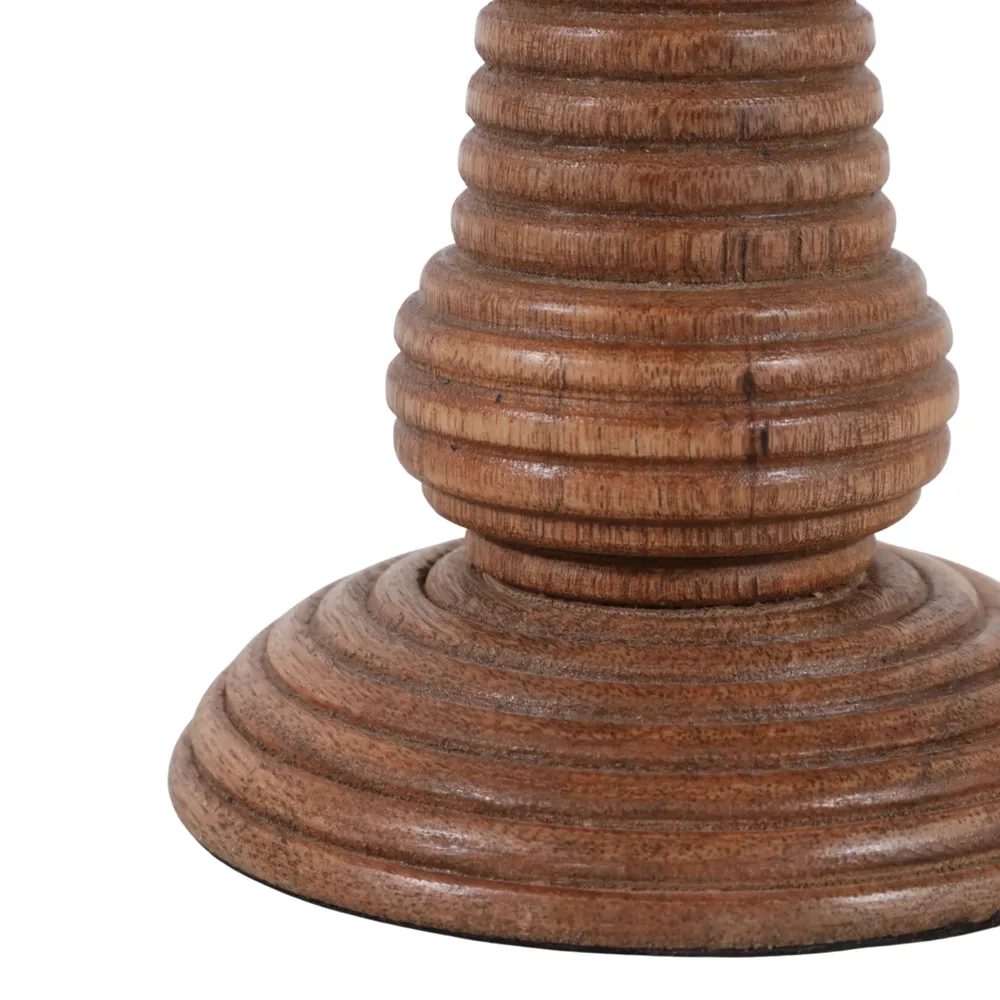 HACKETTRIDGE BROWN CANDLE HOLDER 8 (IN)