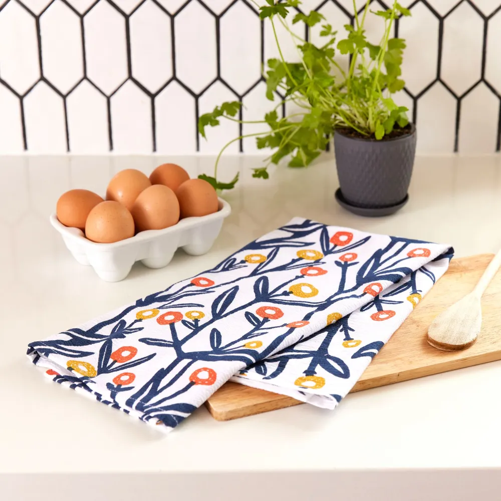 Field of Flowers Cotton Kitchen Towels (Set of 3)
