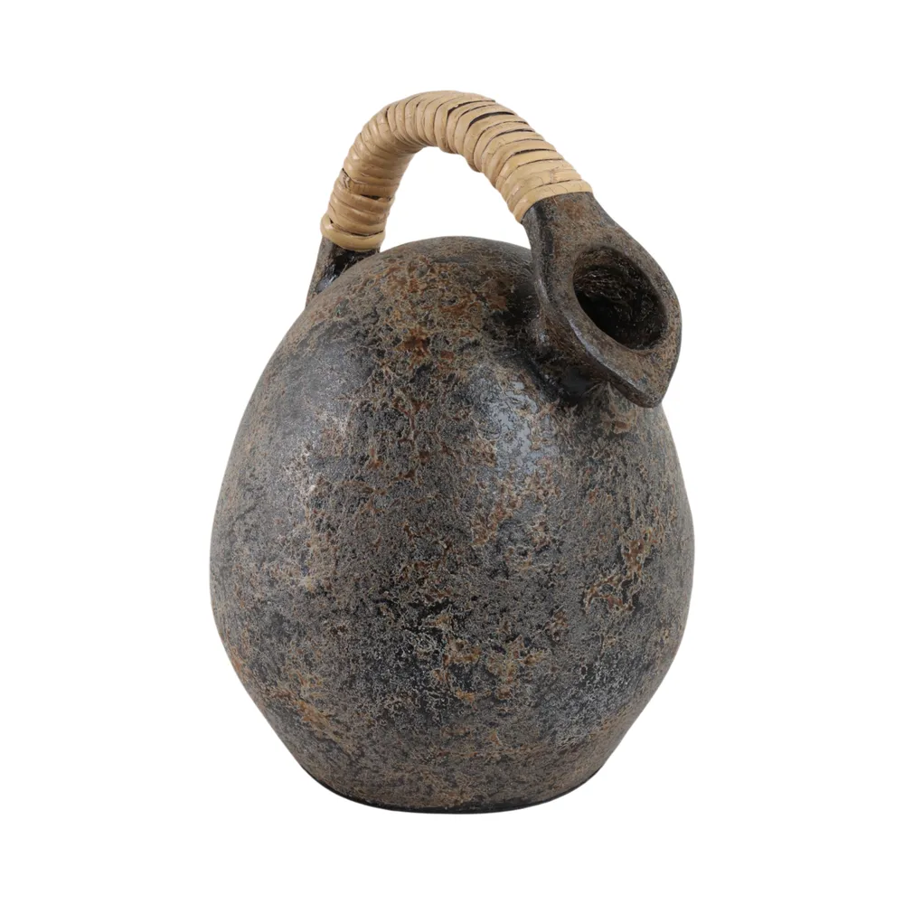 FINNCLIFF GRAY VASE 12 (IN)