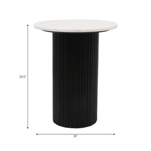 IRVINGROSE BLACK TABLE 23 (IN) 8