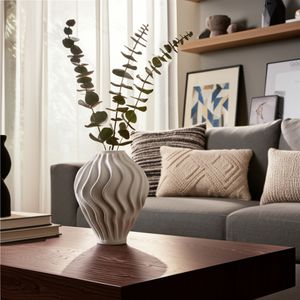 RAETON IVORY VASE 18 (IN) 11
