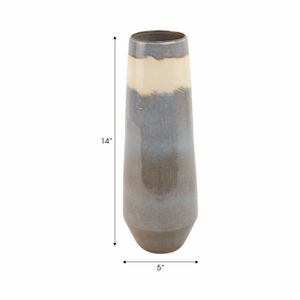 BURKEMOOR BLUE VASE 14 (IN) 10