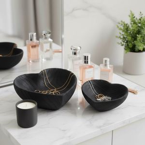 DASHLAKE SET OF 2 BLACK BOWLS 3 (IN) 11