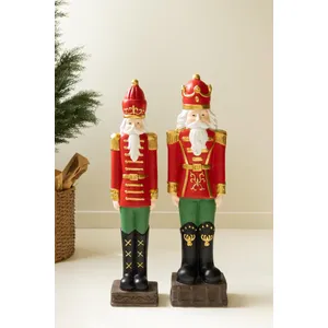 Set of 2 Resin Christmas Soldiers 2