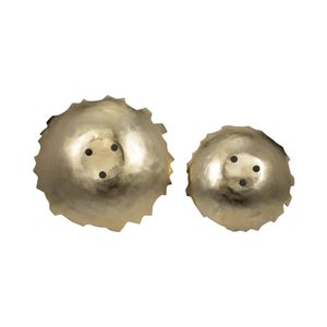 HUTTONGROVE SET OF 2 GOLD BOWLS 4 (IN) 7