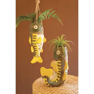 Ceramic Largemouth Bass Vase / Tabletop 2