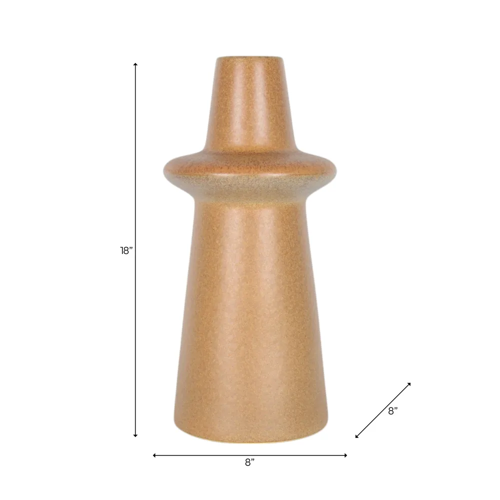 ENOCHWAY BROWN VASE 18 (IN)