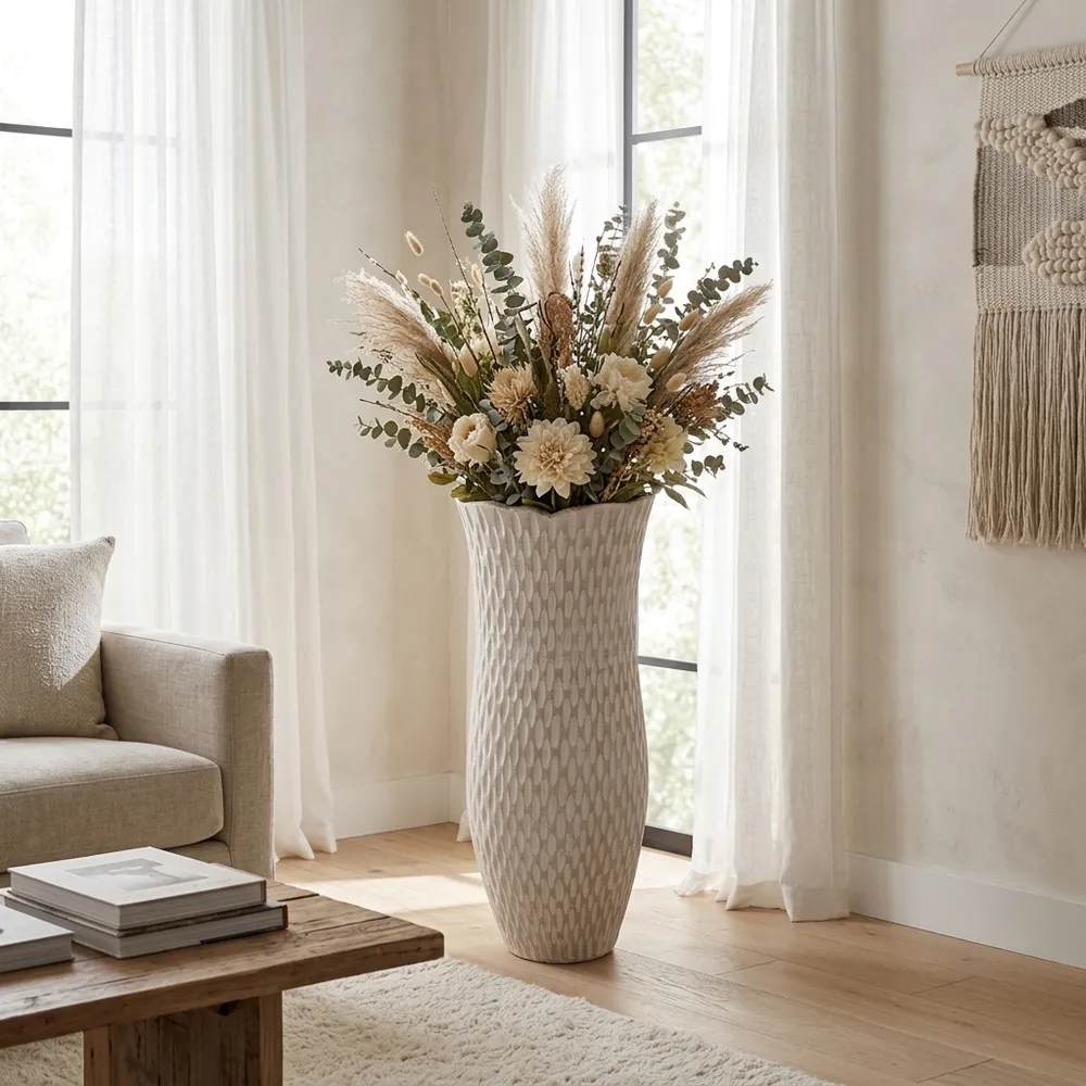 ERINRIDGE IVORY VASE 32 (IN)