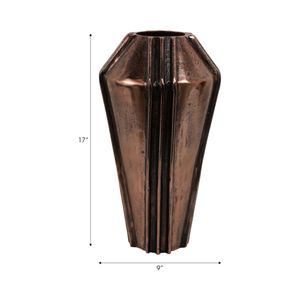 TILTONCROSS BRONZE VASE 17 (IN) 9