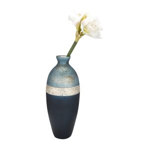 EMMONSWORTH BLUE GLASS VASE 18 (IN) 3