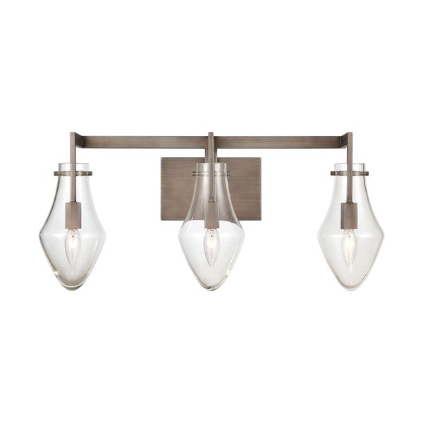 Culmination 26'' Wide 3-Light Vanity Light - Weathered Zinc