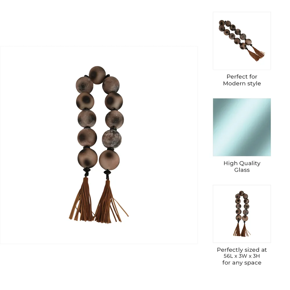 CALVINDALE BROWN BEAD 3 (IN)
