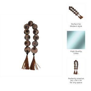 CALVINDALE BROWN BEAD 3 (IN) 8