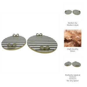 DARRENCLIFF SET OF 2 CREAM TRAY 3 (IN) 8