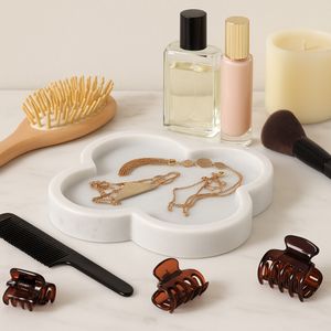 DALEYWAY WHITE TRINKET TRAY 1 (IN) 11