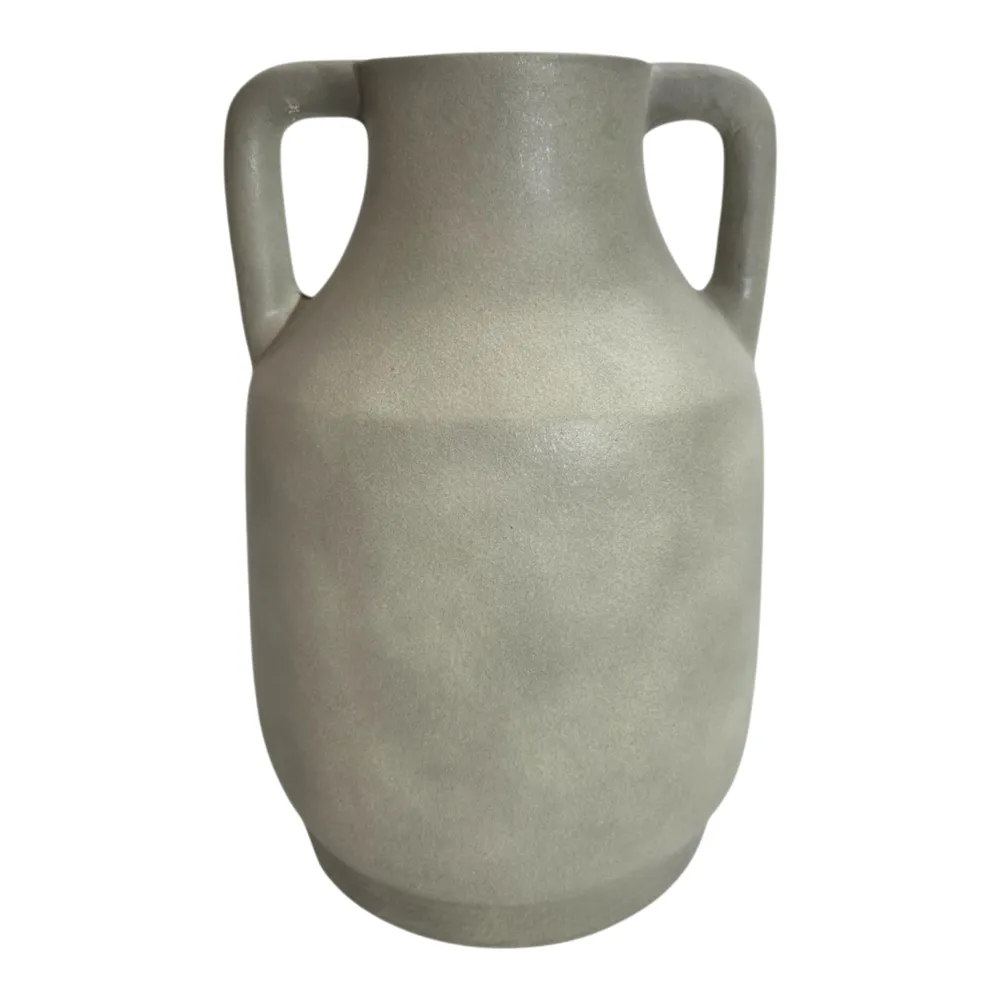 CALMOOR GREEN VASE 14 (IN)
