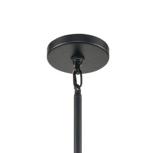 Stone Manor 27'' Wide 6-Light Chandelier - Matte Black 4