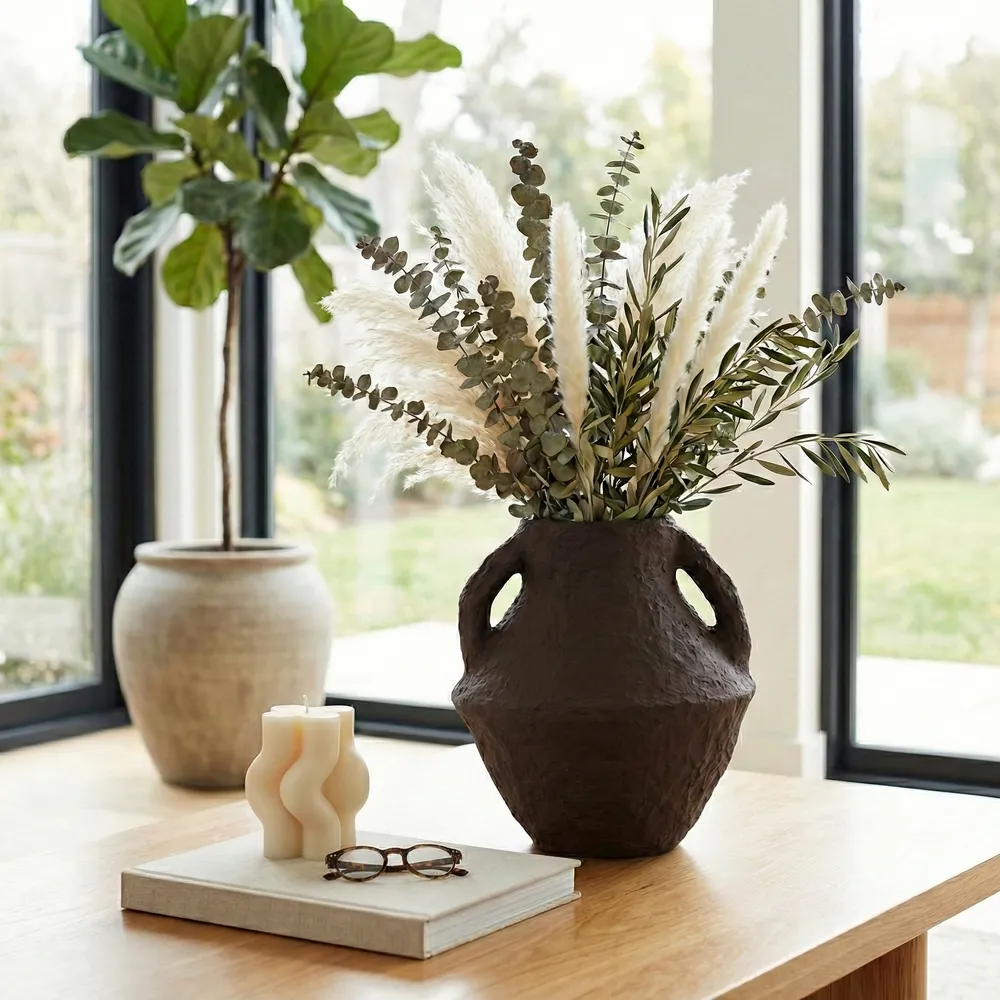 FERRIS BROWN VASE 15 (IN)