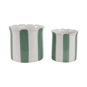 RAFESHAW SET OF 2 GREEN PLANTER 7 (IN) 1