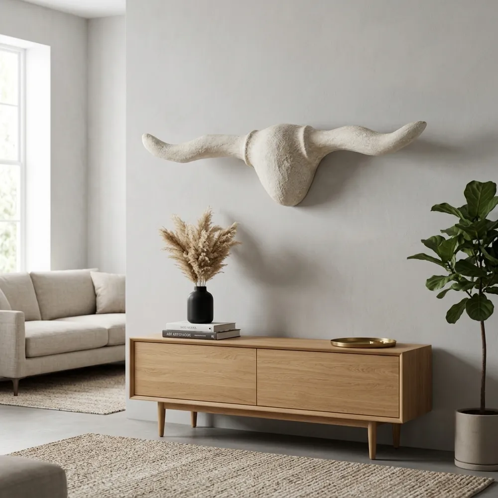 CARSONGROVE IVORY WALL SCULPTURE 6 (IN)