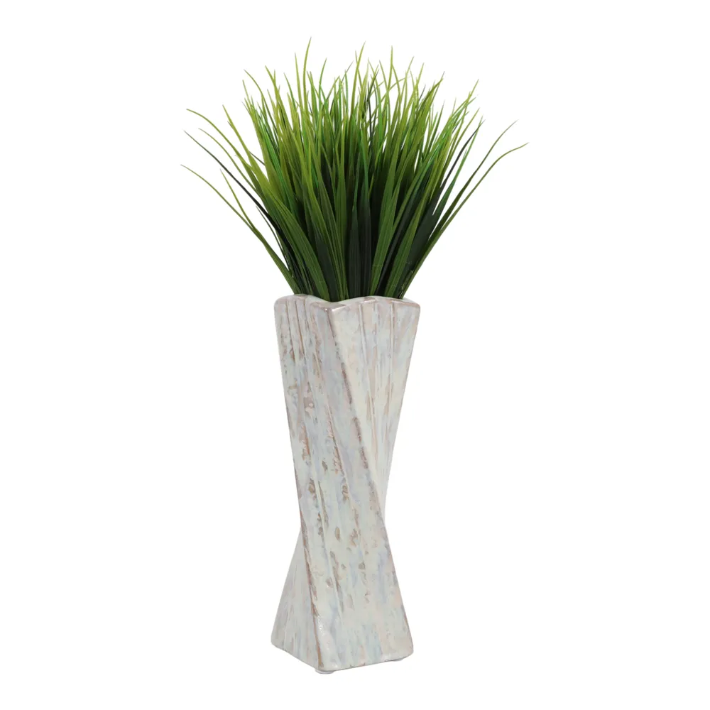GREYSONCROSS BROWN VASE 11 (IN)